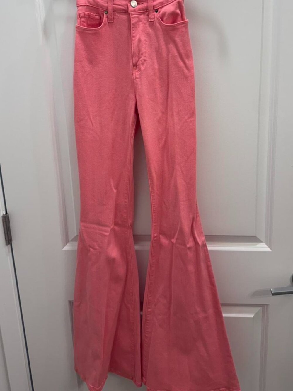 Fashion Nova Women's Pink and Orange Jeans